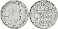 Monaco Franc Münze, Rainier III, UNZ, Nickel, KM:140, Gadoury:MC 150 -