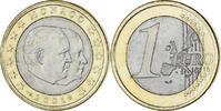 Monaco Euro Rainier III, Paris, UNZ, Bi-Metallic, Gadoury:MC178, KM:173 -