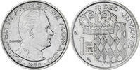 Monaco Franc Rainier III, VZ+, Nickel, KM:140, Gadoury:MC 150 -