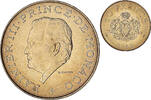 Monaco 10 Francs Rainier III, VZ, Copper-Nickel-Aluminum, KM:154 -