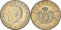 Monaco 10 Francs Rainier III, SS, Copper-Nickel-Aluminum, KM:154 -