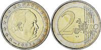 Monaco 2 Euro Rainier III, Paris, VZ, Bi-Metallic, Gadoury:MC179, KM:174 -