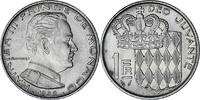 Monaco Franc Rainier III, UNZ, Nickel, KM:140, Gadoury:MC 150 -
