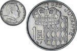 Monaco Franc Rainier III, VZ, Nickel, KM:140, Gadoury:MC 150 -
