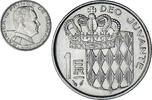 Monaco Franc Rainier III, VZ, Nickel, KM:140, Gadoury:MC 150 -