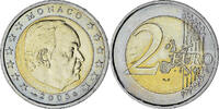 Monaco 2 Euro Rainier III, Paris, VZ, Bi-Metallic, Gadoury:MC179, KM:174 -