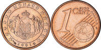 Monaco Euro Cent Rainier III, Paris, UNZ, Copper Plated Steel -
