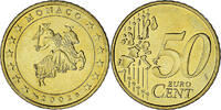 Monaco 50 Euro Cent Rainier III, Paris, UNZ, Messing, Gadoury:MC177 -