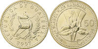 Guatemala 50 Centavos Nickel-brass, UNZ, KM:283 -