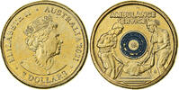 Australien 2 Dollars Ambulance, Aluminum-Bronze, UNZ -