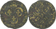 Frankreich betaalpenning Henri II, Chambre des Comptes du Roi, Messing -