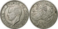 Monaco 100 Francs, Cent Rainier III, Paris, Kupfer-Nickel, SS+ -
