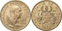 Monaco 10 Francs Rainier III, Fondation Prince Pierre, Paris -