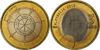 Slowenien 3 Euro Vantaa, Bi-Metallic, STGL, KM:109 -