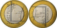 Slowenien 3 Euro Janez Puhar, Vantaa, Bi-Metallic, STGL, KM:118 -
