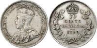 Kanada 10 Cents George V, Royal Canadian Mint, Silber, SS+, KM:23a -