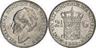 Niederlande 2-1/2 Gulden Wilhelmina I, Silber, SS+, KM:165 -