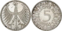 Bundesrepublik Deutschland 5 Mark Stuttgart, Silber, SS+, KM:112.1 -