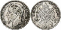 Frankreich 2 Francs Napoleon III, Strasbourg, Silber, S+, Gadoury:527 -