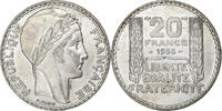 Frankreich 20 Francs Turin, Paris, Silber, VZ, Gadoury:852, KM:879 -