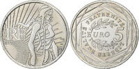 Frankreich 5 Euro Semeuse, Monnaie de Paris, Silber, VZ, Gadoury:EU287 -