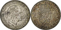 Niederlande 2-1/2 Gulden Juliana, Silber, SS, KM:185 -