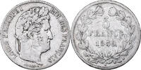 Frankreich 5 Francs Louis-Philippe I, Paris, Silber, S+, Gadoury:678 -