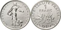 Frankreich Franc Semeuse, Paris, Nickel, VZ, Gadoury:474, KM:925.1 -