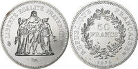 Frankreich 50 Francs Hercule, Paris, Silber, UNZ, Gadoury:882, KM:941.1 -