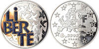Frankreich 6.55957 Francs Münze, Liberté, Paris, Colorized.BE., STGL -