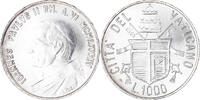 Vatikanstadt 1000 Lire 1984 Rome Münze, John Paul II, Roma, STGL, Silber, KM:183