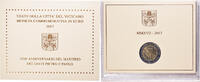 Vatikan 2 Euro Martyre des Saints Pierre et Paul, STGL, Bi-Metallic -