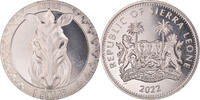 Sierra Leone Dollar Münze, Zébre, UNZ, Kupfer-Nickel, KM:New -