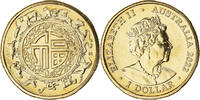 Australien Dollar Münze, Lunar Circle, STGL, Aluminum-Bronze -
