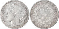 Frankreich 5 Francs Münze, Cérès, Paris, SS, Silber, KM:819 -