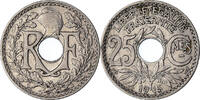 Frankreich 25 Centimes Münze, Lindauer, SS, Nickel, KM:867, Gadoury:379 -