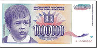 Jugoslawien 1,000,000 Dinara Geldschein, UNZ -