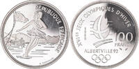 Frankreich 100 Francs Münze, Proof, VZ, Silber, KM:972, Gadoury:C3 -