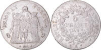 Frankreich 5 Francs Münze, Union et Force, Paris, S+ -