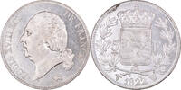 Frankreich 5 Francs Münze, Louis XVIII, Lille, Rare in this quality -