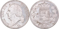 Frankreich 5 Francs Münze, Louis XVIII, Lille, Rare in this quality -