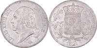 Frankreich 5 Francs Münze, Louis XVIII, Lille, Rare in this quality -