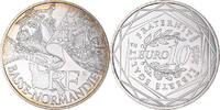 Frankreich 10 Euro Basse-Normandie, Paris, STGL, Silber, Gadoury:EU514 -
