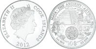 Cookinseln 10 Dollars Münze, Elizabeth II, Mint of Norway, Silber -