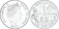 Cookinseln 10 Dollars Münze, Elizabeth II, Mint of Norway, Silber -