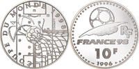 Frankreich 10 Francs 1998 Paris Münze, Coupe du Monde 1998, Paris, Proof, STGL