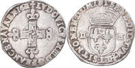 Frankreich 1/4 Ecu Münze, Louis XIII, 1/4 Écu à la croix, Bayonne -