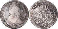 Frankreich 1/2 ECU, 44 Sols Münze, Louis XV, 1/2 Écu aux branches d'olivier -