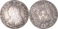 Frankreich 12 Sols, 1/10 ECU Münze, Louis XV, 1/10 Écu aux branches d'olivier, 12 Sols, 1/10 -