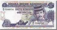 BRUNEI 1 Ringgit Geldschein, UNZ -